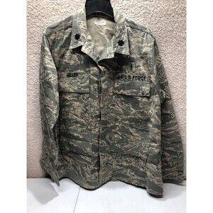 Coat Man's Utility Air Force Camouflage Official Shirt 46R Regular